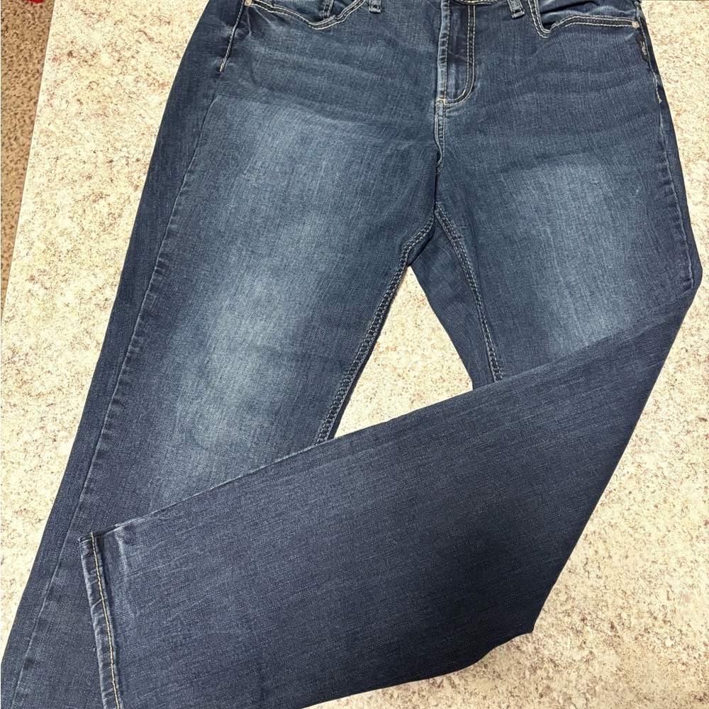 Silver Jeans Women's Dark Blue Straight Leg Jeans